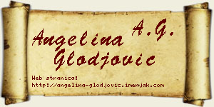 Angelina Glođović vizit kartica